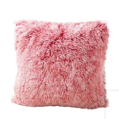 China Bonfull Anti-Static Wholesale Candy Colors Nap Cushion Manufacturers Plush Pillow Case Sofa Cushion for sale