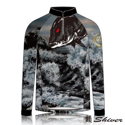 China Plus Size T-Shirts Anti-UV Fishing Shirts Quake X2120 Men Fishing Clothes Large Size Outdoor Sports Long Sleeve Shirts for sale