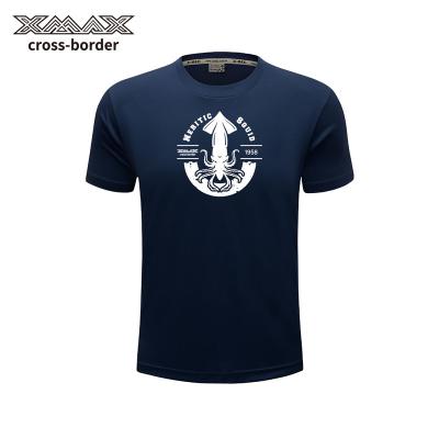 China Anti-wrinkle Mens T-shirts Fishing Shirt XMAX MIT A171 Fashion Fish Fishing Cotton T-shirts Short Sleeve Plus Size Mens Shirt for sale