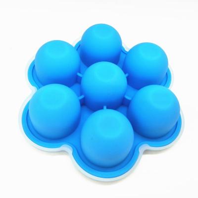 China New Arrivals Sustainable Convenient Eggs Multi Use Cooking Tools Baby Helper Silicone Food Tray for sale