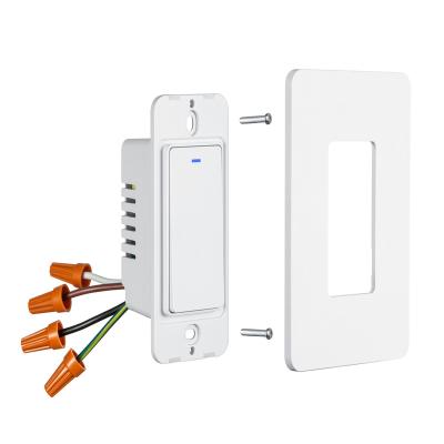 China Wholesale High Quality Wifi Homekit Low Voltage US Press 1 Smart Key Switch Work With Homekit for sale