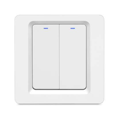 China Wifi Wall Switch EU Press 2 Bands Siri Voice Control Neutral Needed Standard Work WiFi Smart With Homekit for sale