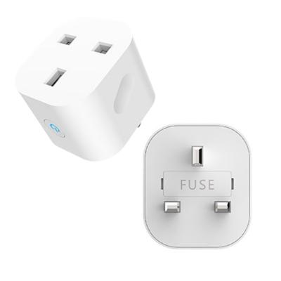 China ABS+PC Customizable White 100-250v UK Smart Wifi Plug Maker Work With Apple Homekit for sale