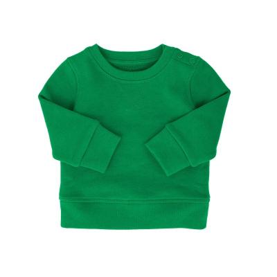 China Super Soft High Quality Anti Shrink 0-12 Months Terry Fabric Plain Baby French Sweatshirt for sale