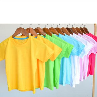 China 2020 Soft Simple Summer Fashion Kids Cotton Anti-Shrink Promotional T-shirts for sale