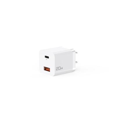 China USB Type C Mobile Phone A 20W Fast Charging 20W Dual Port Wall Travel Charger 3 .0 Palladium For For iPhone Xiaomi Huawei Samsung for sale