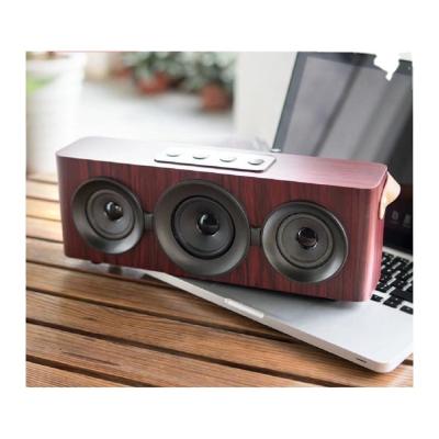 China PORTABLE Retro Wood Portable Radio Blue Tooth Speaker With Radio for sale