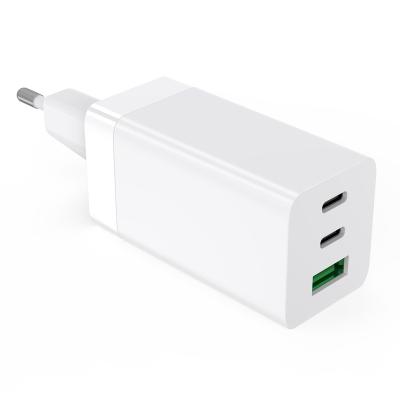 China New LAPTOP TECH GaN 65W PD Wall Charger 3 Ports Tablet PC Laptop Power Charger For Mobile Phone For iPhone MacBook iPad for sale