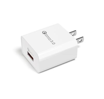 China Universal Mobile Phone Charging 3.0 Wall Charger 18W QC3.0 Quick Fast Charging Portable Charger for sale