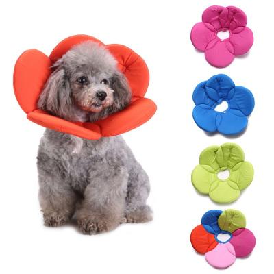 China Personalized Personalized Dog Pet Collar Cover Device Cow Flower Pet Grooming Protective Cover Device for sale