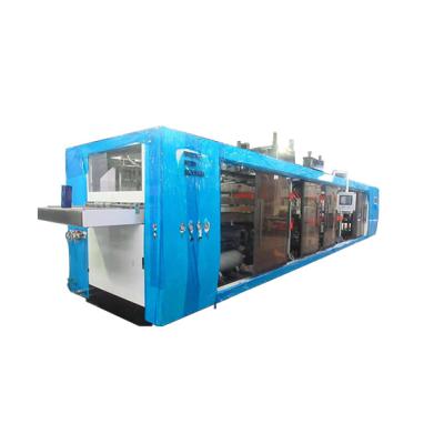 China Factory Environmental Protection Degradable Disposable Cornstarch Meal Box Heat Forming Machine for sale