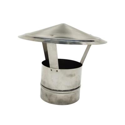 China 6 Inch Stainless Steel Round Chimney Caps Rainproof Umbrella Cowl For Stove Exhaust for sale