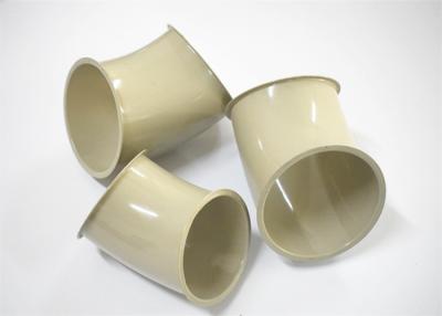 China Modular Ductwork Fittings Pressed Bend With Lip 6mm And Steel Painted For Dust Collection for sale