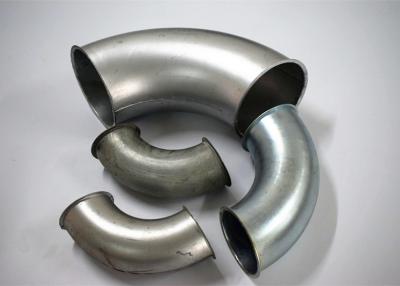 China Galvanized / Stainless Steel Dust Collection Fittings 45 Degree Bend Coupling for sale