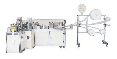 China 3 ply Non Woven Mask Making Machine / Disposable Face Mask Manufacturing Machine for sale