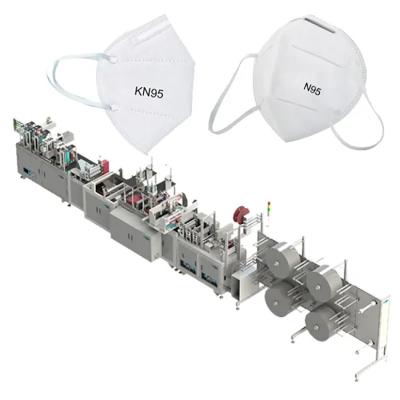 중국 기계/자동적인 처분할 수 있는 가면 기계를 만드는 13KW 힘 N95 가면 판매용