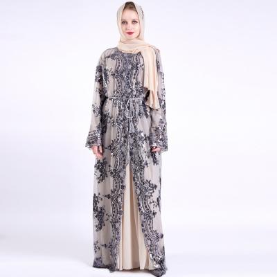 China Fashion feel new style long sleeve abaya muslim abaya muslim long dress women arab muslim hot sale comfortable middle east for sale