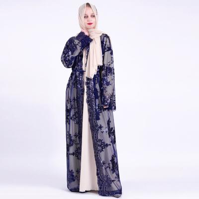 China Plain Islamic Long Maxi Dress Muslim Women Dresses Stain Women's Clothing Comfortable Feel New Design for sale