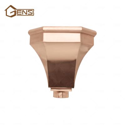 China Copper Conductor Head and Copper Head Gutter System Gutter System for sale