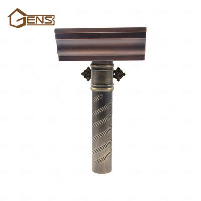 China Modern high quality copper gutter system and downspouts for rainwater collection for sale