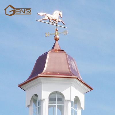 China Modern Hot Selling Metal/Copper Weathervane Wind Vane For Roofing System for sale