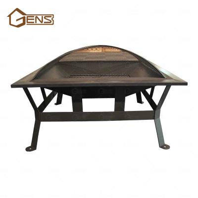 China Morden Indoor&outdoor Copper Fire Mines Burning Copper Fireplace / Modern Copper Fireplace for sale