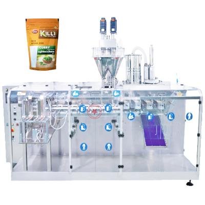 China Food Premade Bag Pouch Package Sachet Packaging Machinery Multifunctional High-speed Automatic Doypack Curry Packing Machine for sale