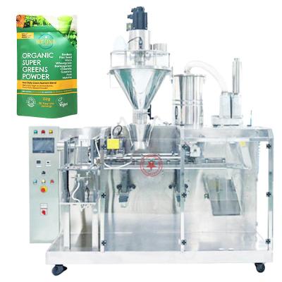 China Automatic Horizontal Food Milk Coffee Protein Sugar Flour Food Tea Powder Packaging Machinery Doypack Powder Packing Machine for sale