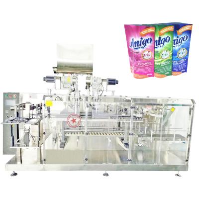 China Small automatic food stand up doypack premade pouch food ketchup sauce paste filling machines bag liquid ziplock packing machine for sale