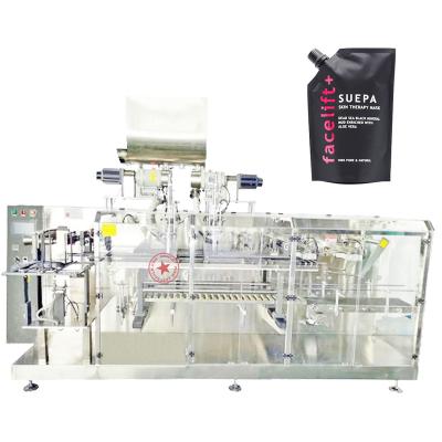 China Automatic Paste Sauce Bag Premade Pouch Food Doypack Oil Juice Filling Machines Horizontal Cosmetic Cream Liquid Packing Machine for sale