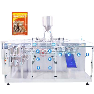 China Horizontal Automatic Oil Detergent Cream Juice Doypack Machines Food Doypack Packing Machines Ziplock Liquid Packing Machine for sale