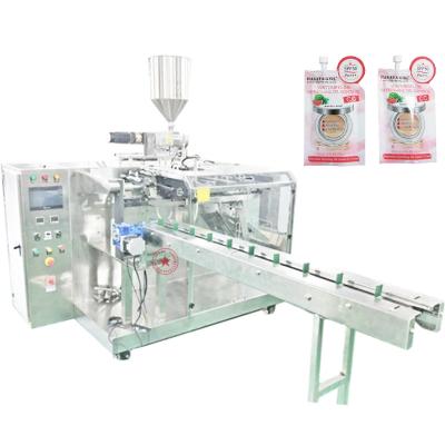 China Small premade food doypack automatic bag spout pouch automatic juice food filling machines small doypack cosmetic cream liquid filling machine for sale