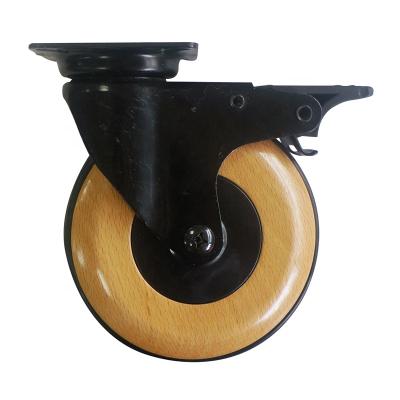 China Traditional wooden wheel manufacturers provide wooden castor for wooden bed for sale