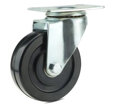 China China Free Supply High Quality Flat Swivel 5 Inch Esd Caster Wheels For Trolley Cart for sale