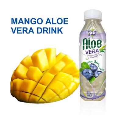 China Natural Aloe Vera Drink Original with Real Pulp Grape Juice Added Beverage Development for sale