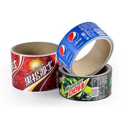 China Heat Sensitive OPP Film Beverage Label PET Film Beverage Label for sale