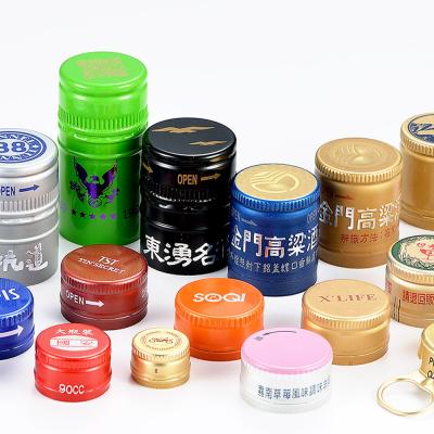 China Pilfer Proof Aluminum Ropp Cap With Sarax Liner Aluminum Screw Cap For Vodka for sale