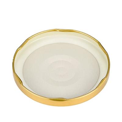 China Non Spill 82mm Jar Cap 82mm Metal Hook Cap Metal Jar Glass Lid for sale