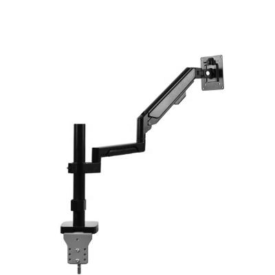 China Aluminum Alloy Desktop Gas Spring Monitor Single Arm Bracket Stand For 10-32 Inch LCD Led Monitors for sale