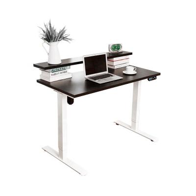 China Wholesale Height Adjustable (Height) Electric Sit To Stand Standing Desk Ergonomic Double Motor Adjustable Single Column for sale