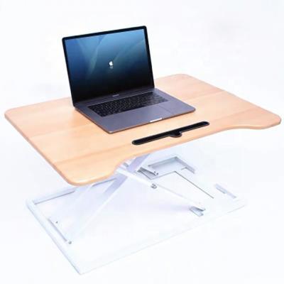 China Height Adjustable Sit Standing Up Workstation Desktop Converter for sale