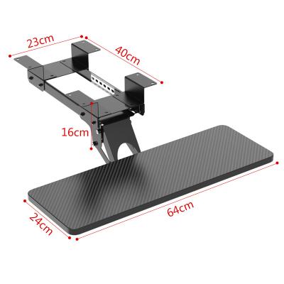 China OEM ODM Convertible Office Furniture Under Desk Adjustable Computer Keyboard Tray for sale