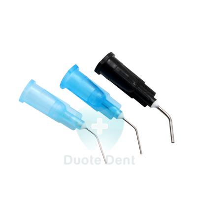 China Pre-Bent Needle 18G 20G 22G 25G Dental Disposable Irrigation Needle Irrigation Needle Suction Tip Irrigation Use Tip Flow Needle for sale