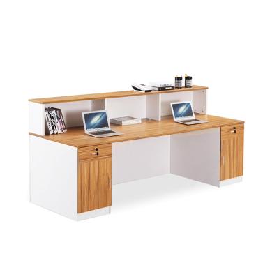 China Reasonable price foldable customization office restaurant reception desk modern design for sale