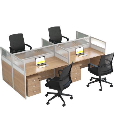 China 4 person office computer workstation modern modern officedesks for sale