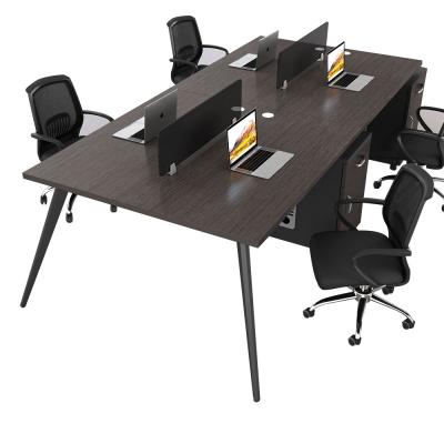 China Simple Design Modern Stainless Steel Hardware Modern Workstation Modular Office With Cabinet And Chair for sale