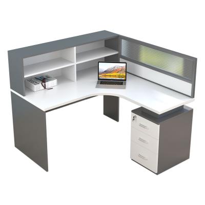 China Simple Luxury Environmental Protection Office Furniture With Storage Cabinet Office Movable Table for sale