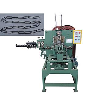 China Building Material Stores Automatic Steel 2-8mm Iron Chain Making Machine Button Lock Forming Machine for sale