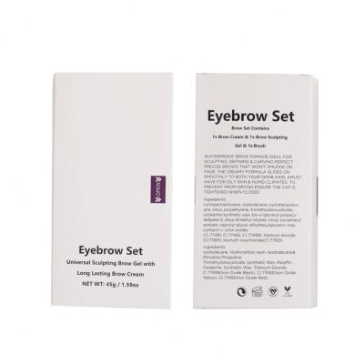 China Custom Long Lasting Waterproof Halal Eyebrow Gel Glue Kit for sale