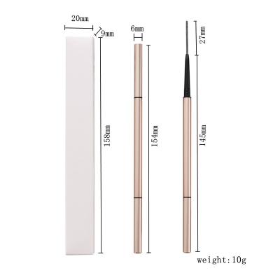 China Custom Wholesale Vegan Private Label Eyebrow Pencil Organic Waterproof Enhancers Waterproof for sale